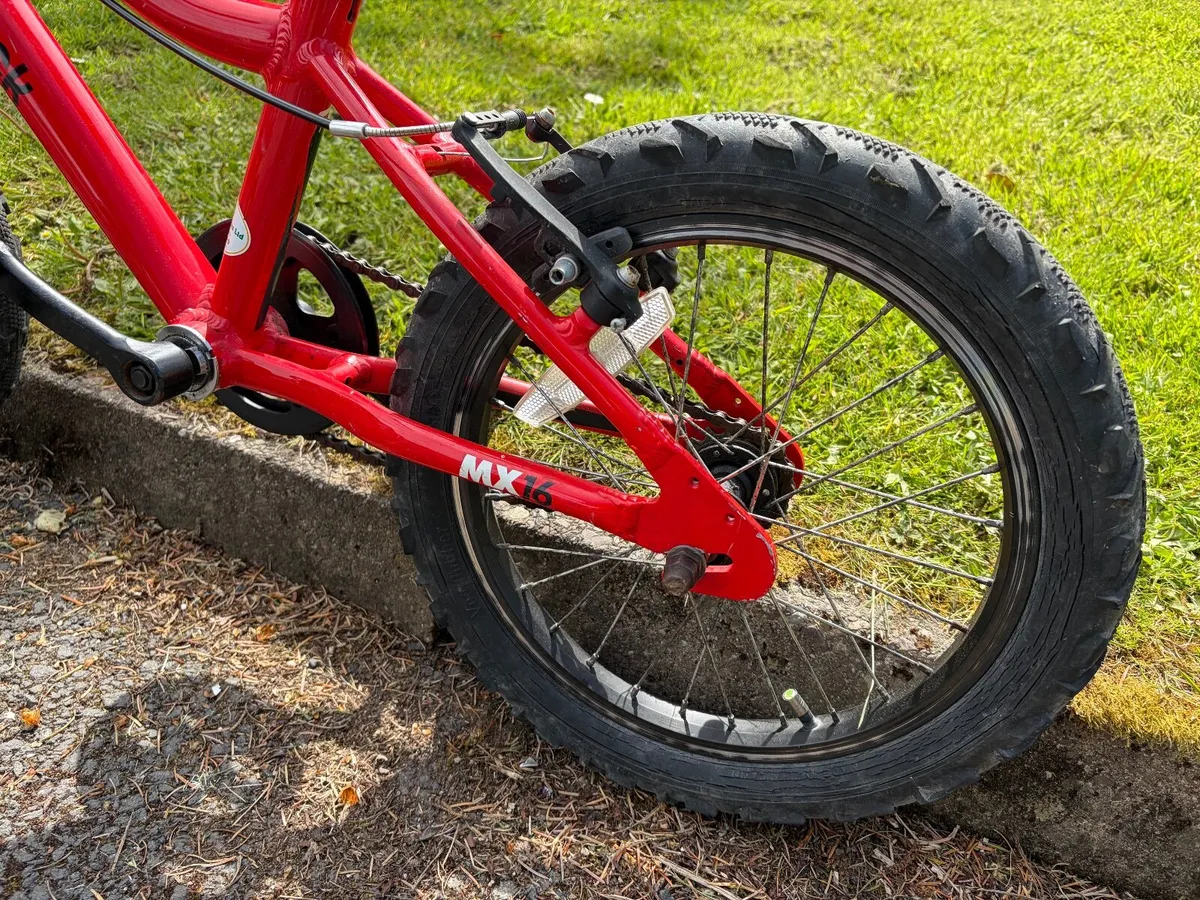 Ridgeback MX16 Kids Bike - 16 Inch Wheels - Red - Image 2
