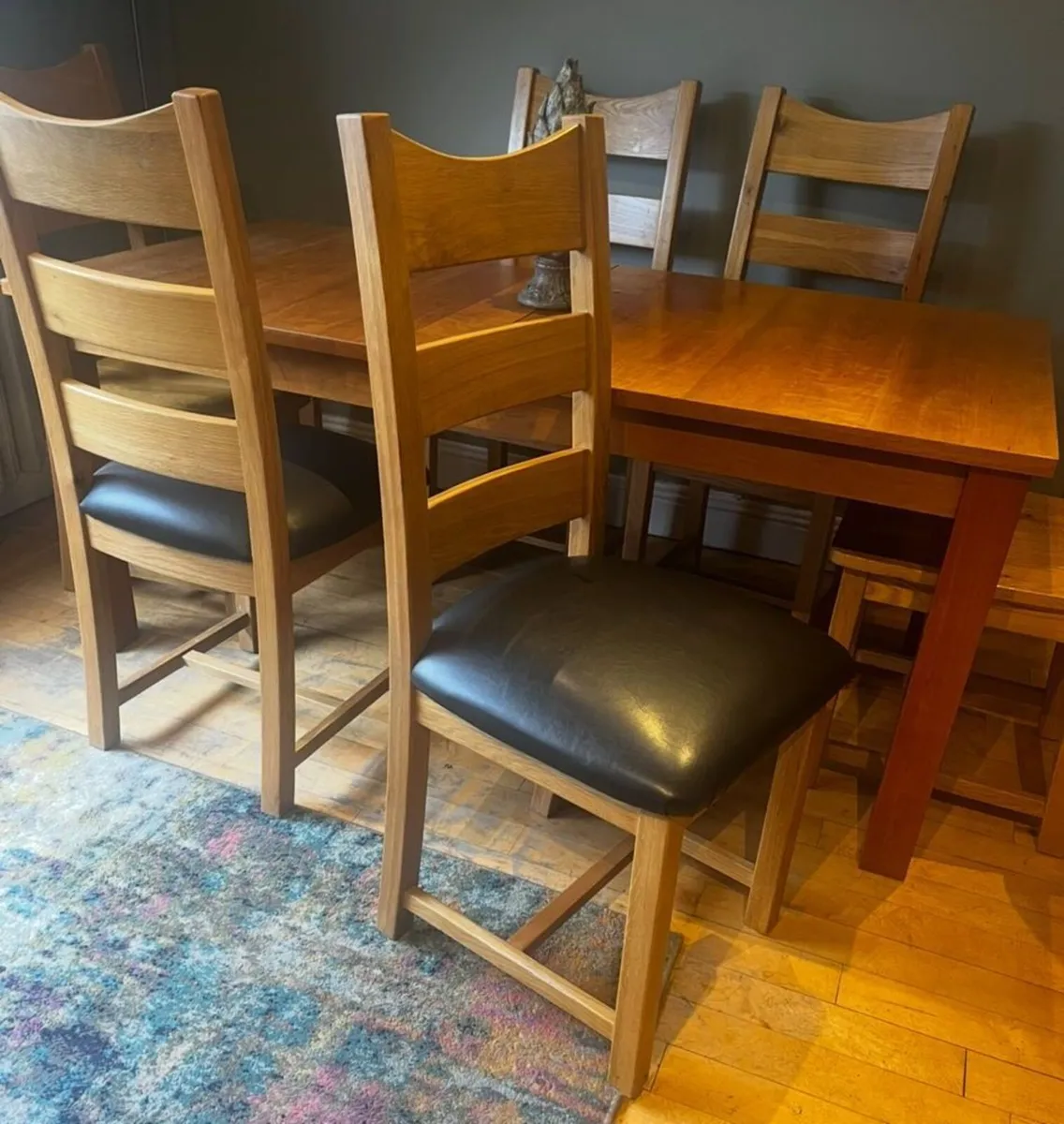 Dining room table & chairs - Image 4