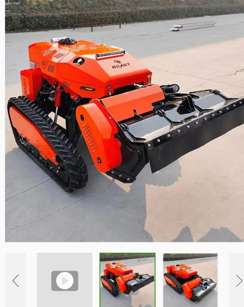 Remote Controlled Tracked Mulcher Service – Slopes - Image 1