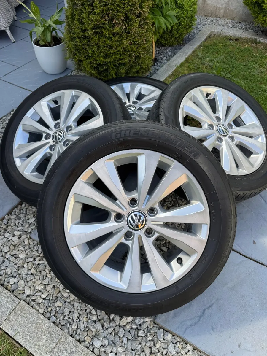Genuine Vw Alloys | Good Tyres | 5x112 - Image 1