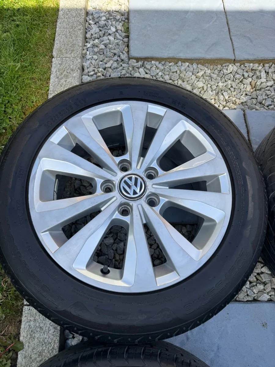 Genuine Vw Alloys | Good Tyres | 5x112 - Image 3