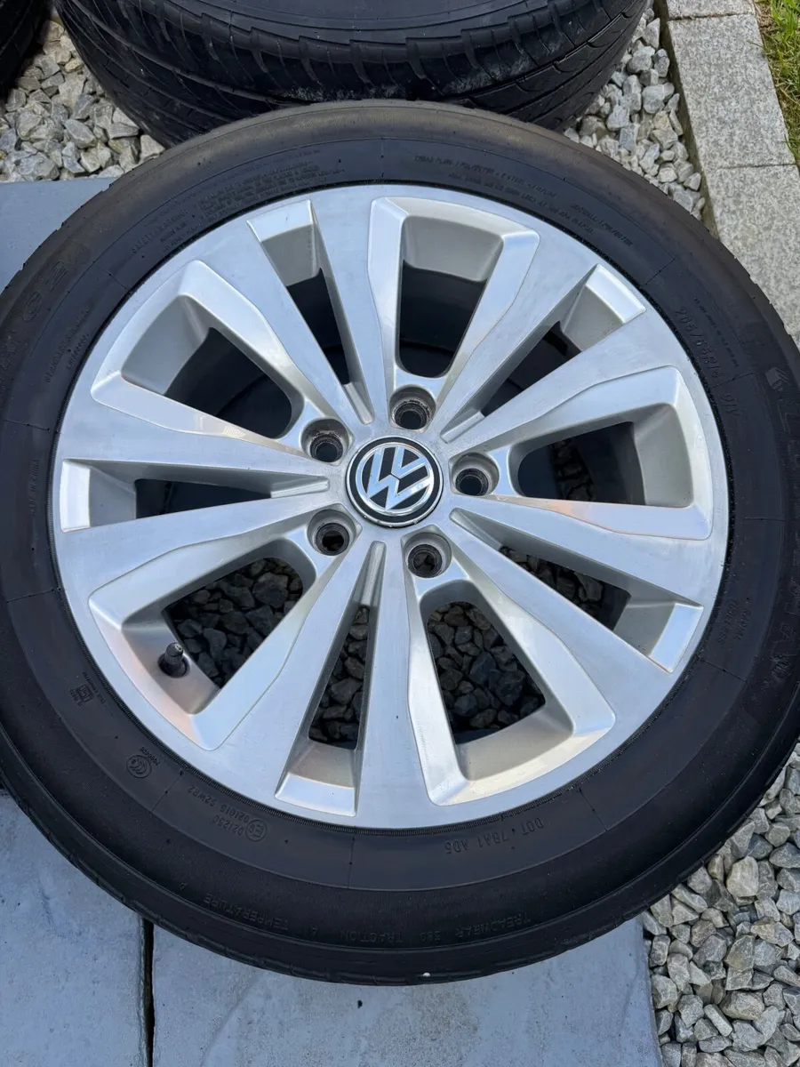Genuine Vw Alloys | Good Tyres | 5x112 - Image 2