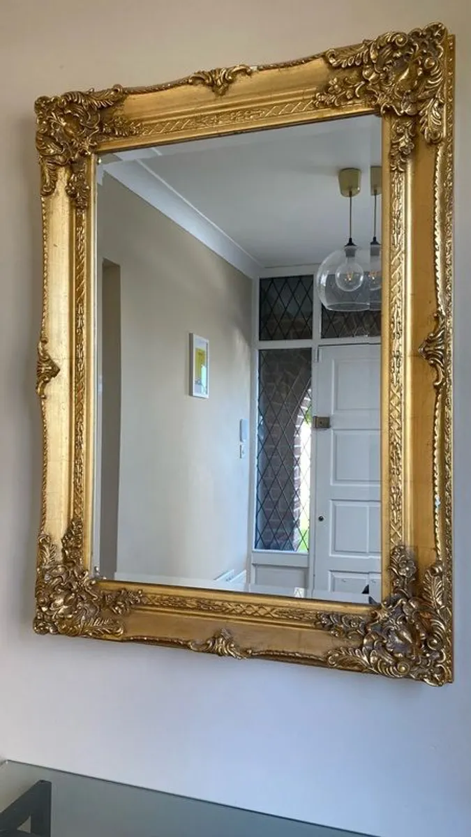 Antique style large mirror - Image 2