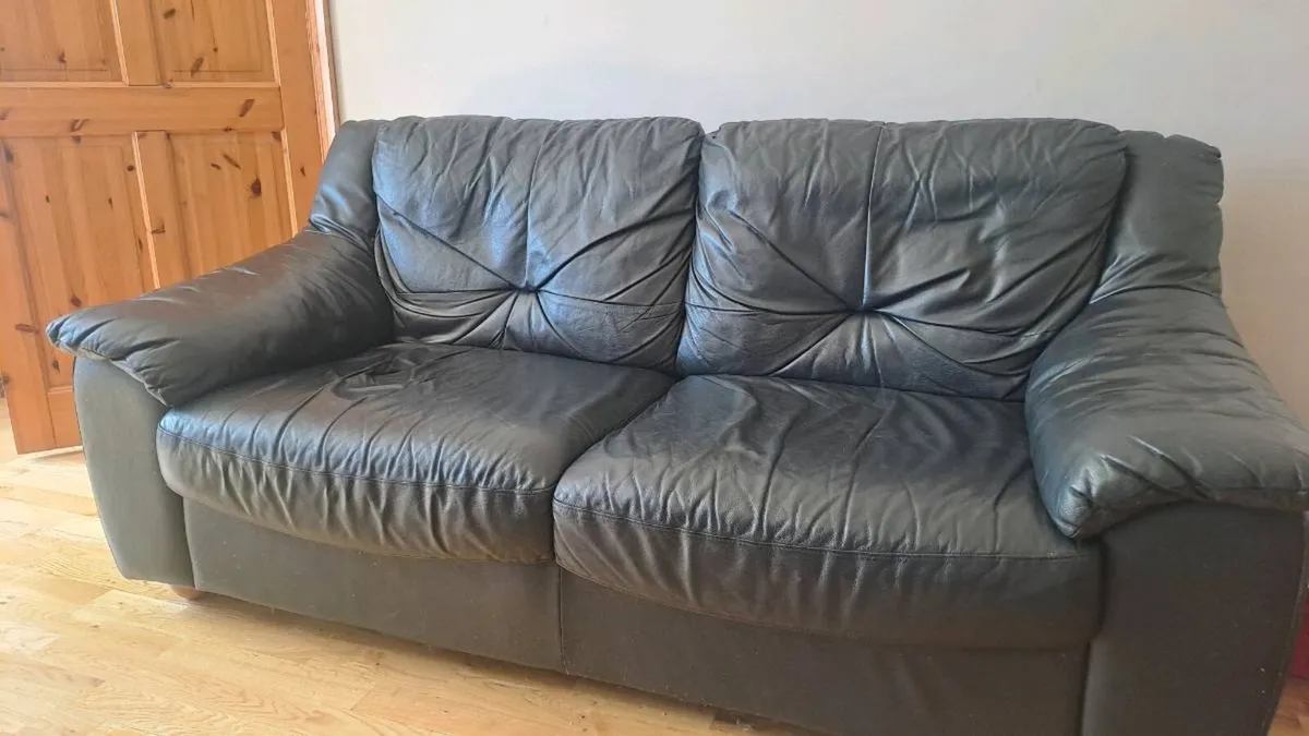 Leather sofa - Image 1