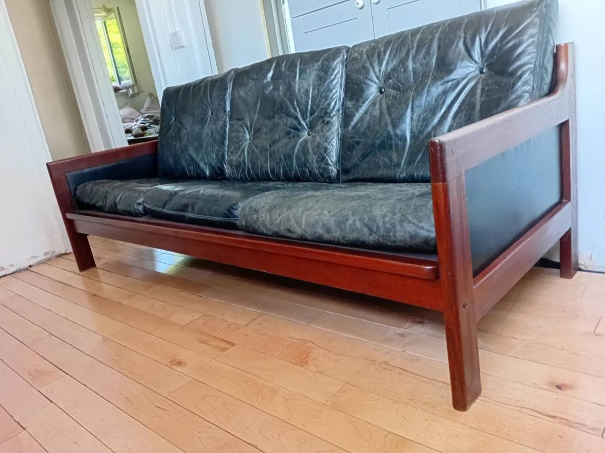 mid century danish teak sofa by dyrlund - Image 3