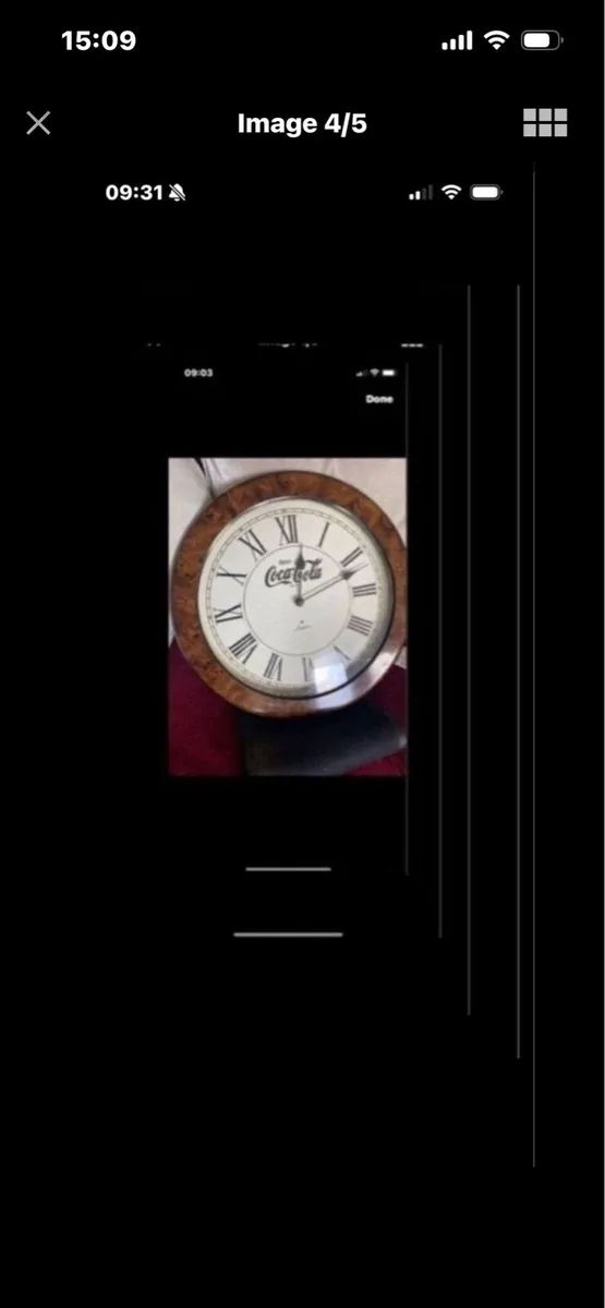 Art Deco Style Coca Cola Clock - Image 4