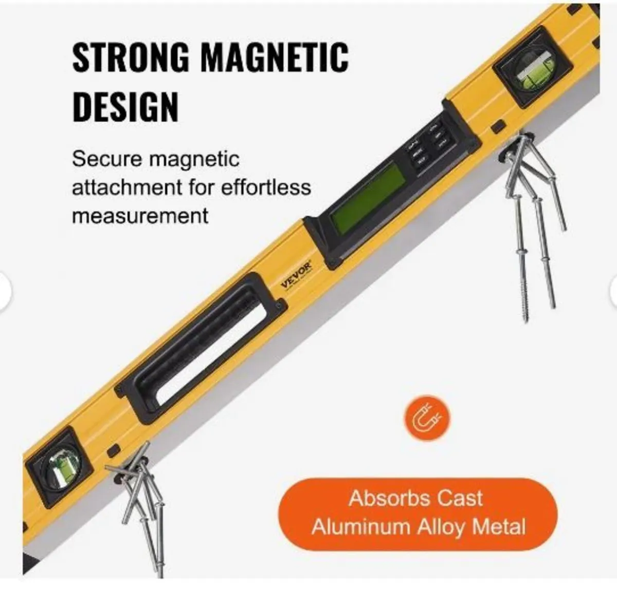 Magnetic Torpedo Level, 600mm - Image 4