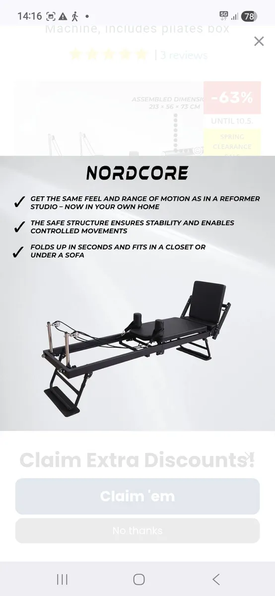 Pilates reformer bed - Image 2