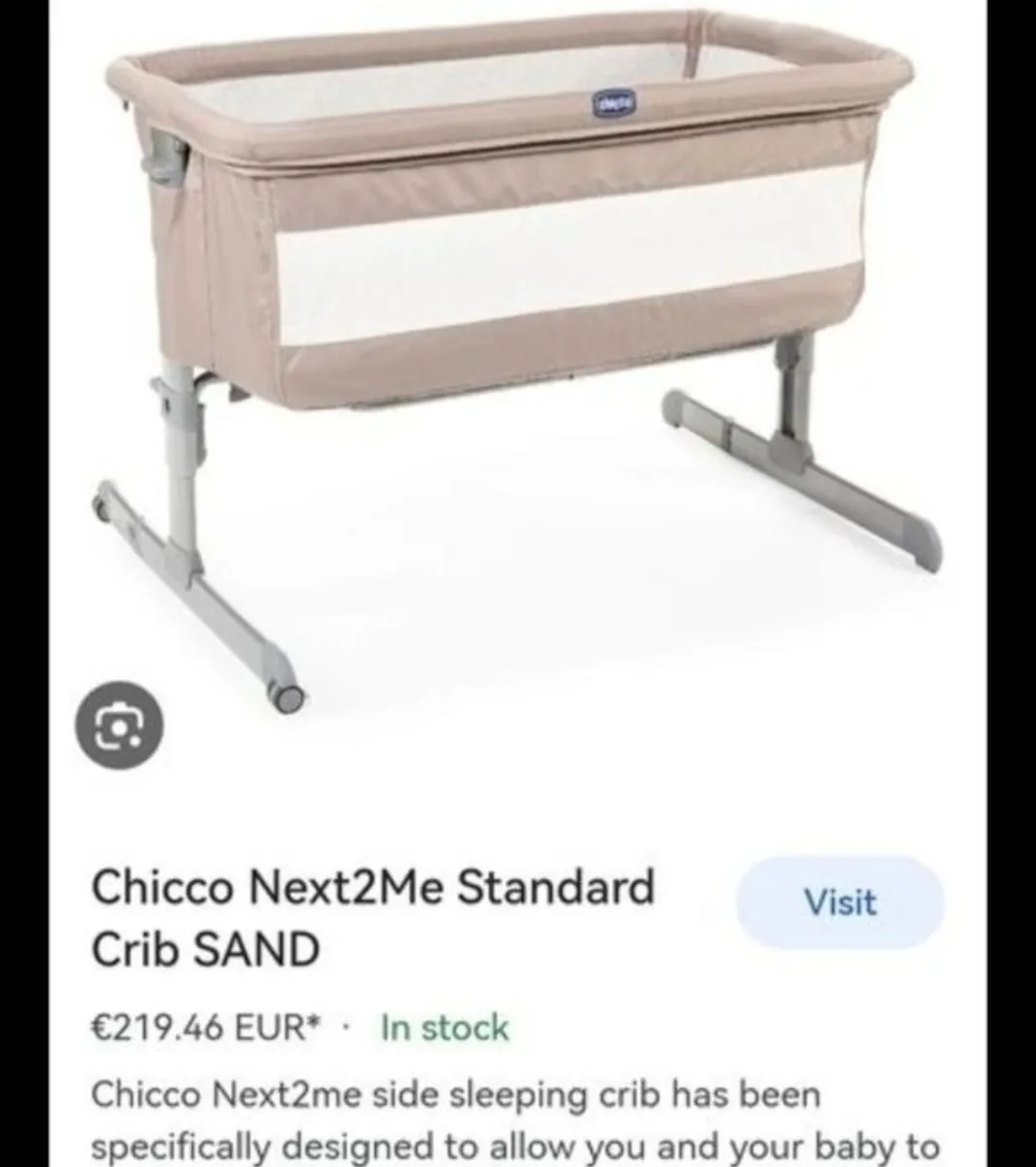 Chicco bedside crib - Image 3