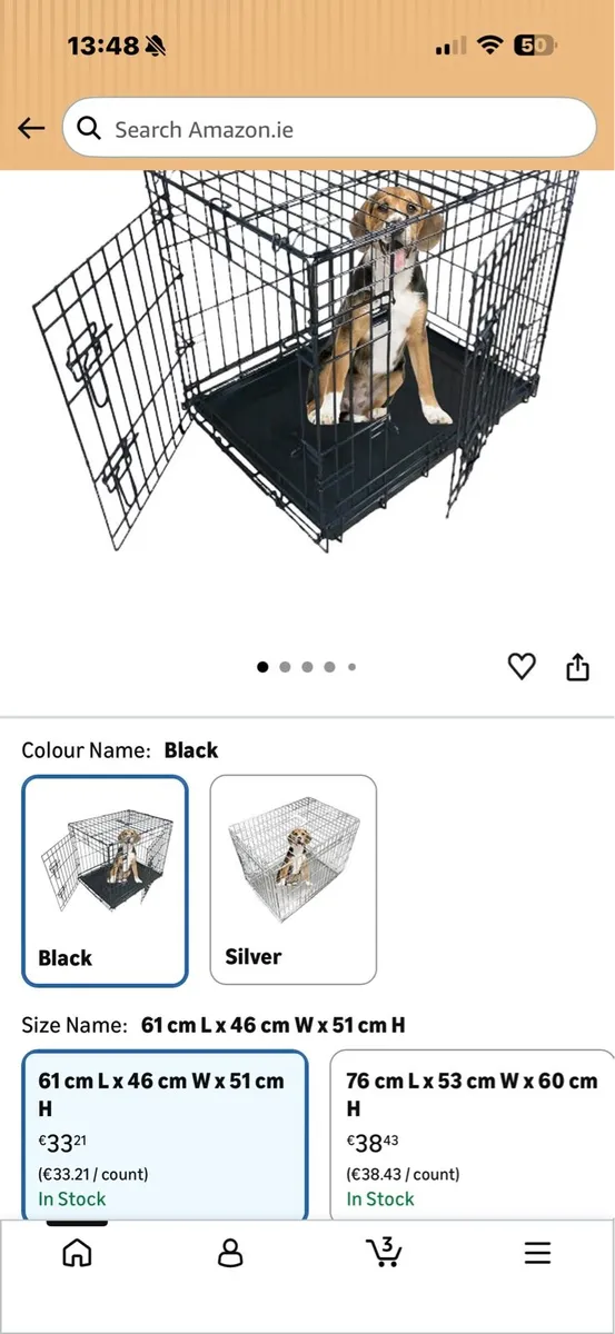 24inch Dog crate - Image 2