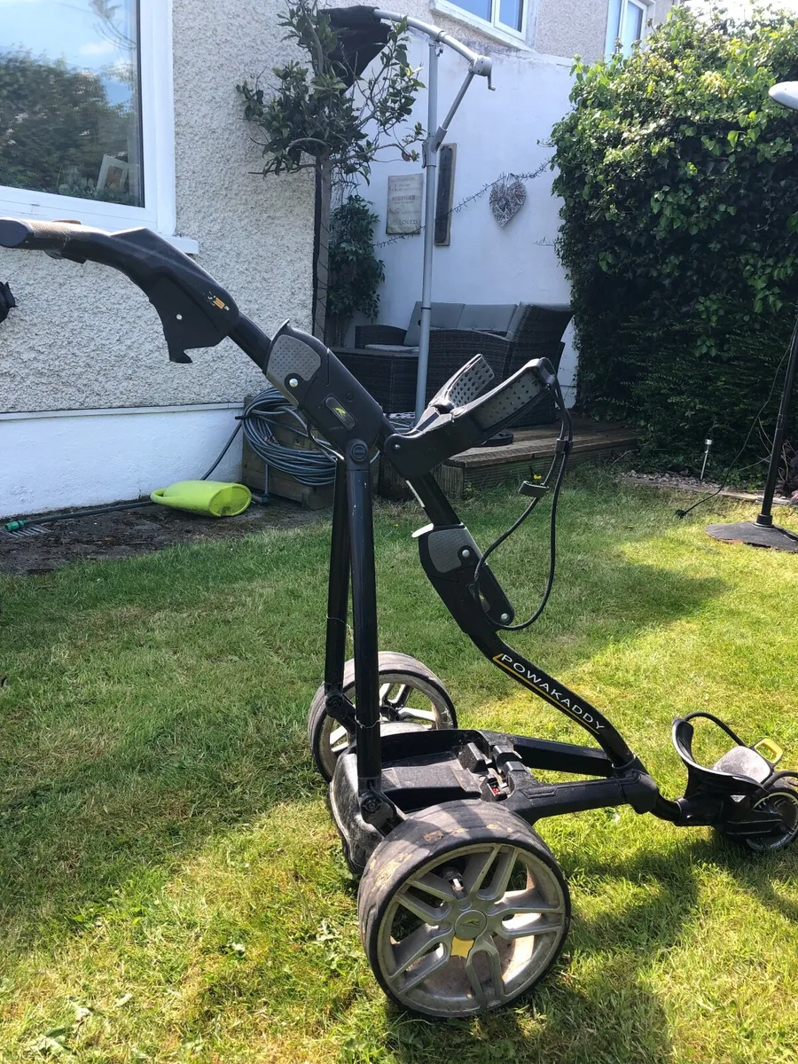 Electric powakaddy golf trolly no battery - Image 2