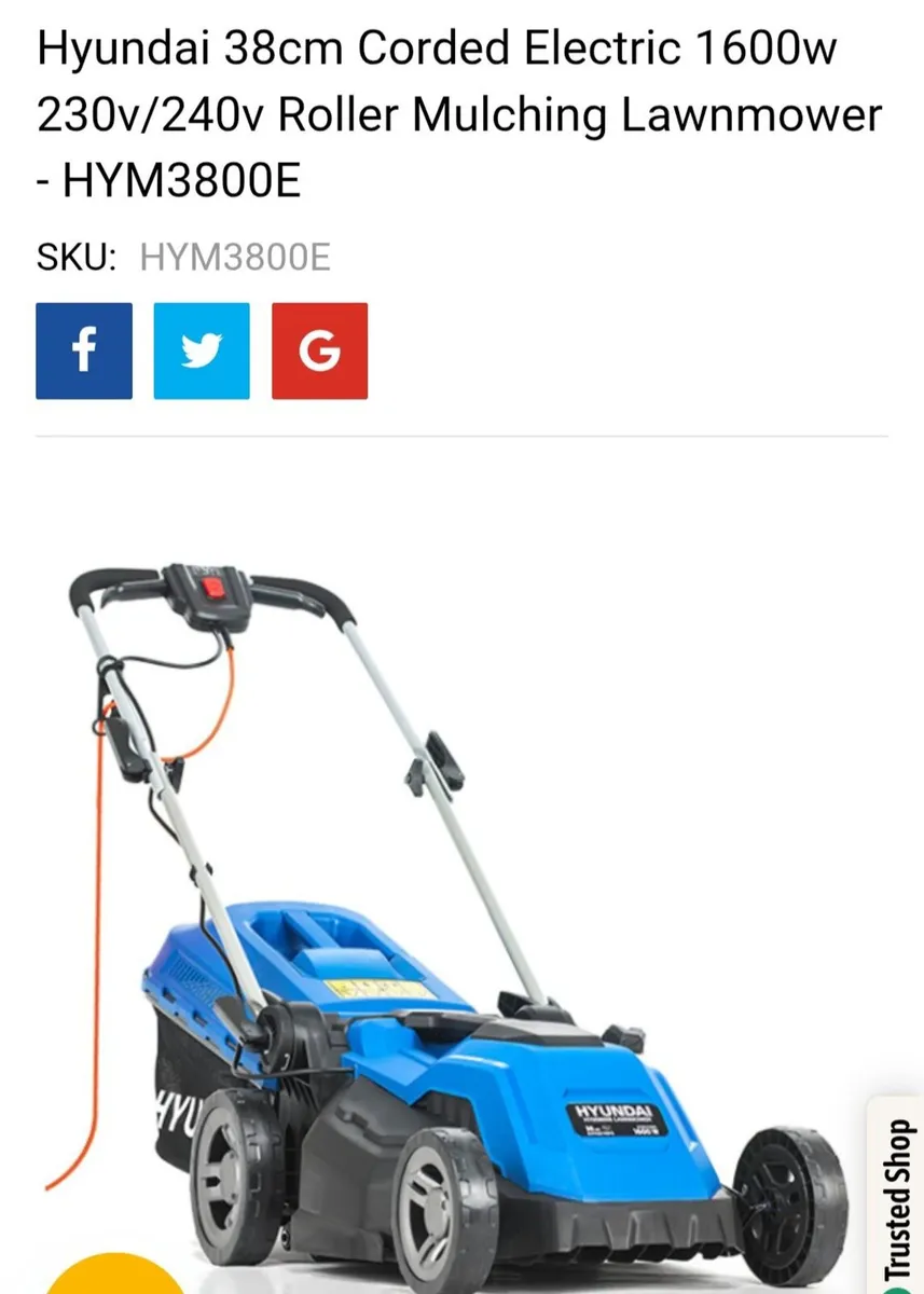 Lawnmower hyundai - Image 1
