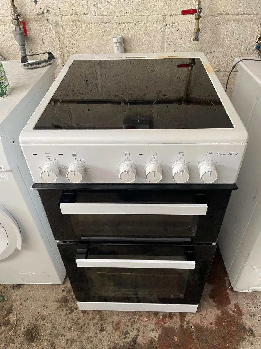 Cooker ceramic top double oven - Image 4
