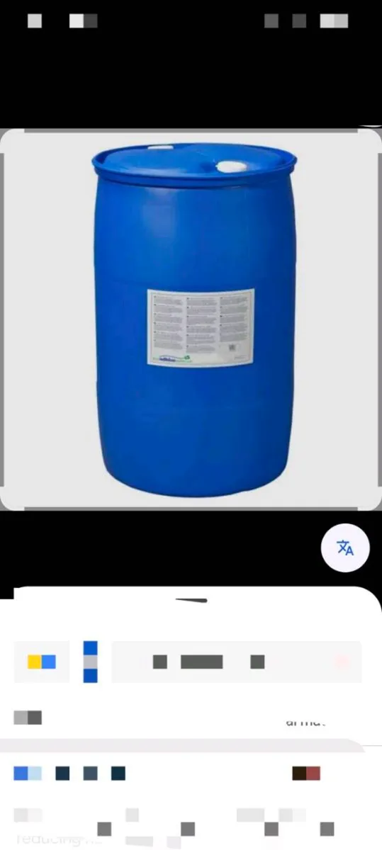 200litre drums blue