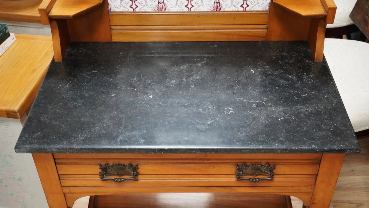 Victorian Marble Top Washstand - Image 3