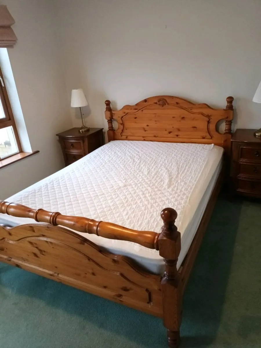 King Size Pine Bed - Image 2