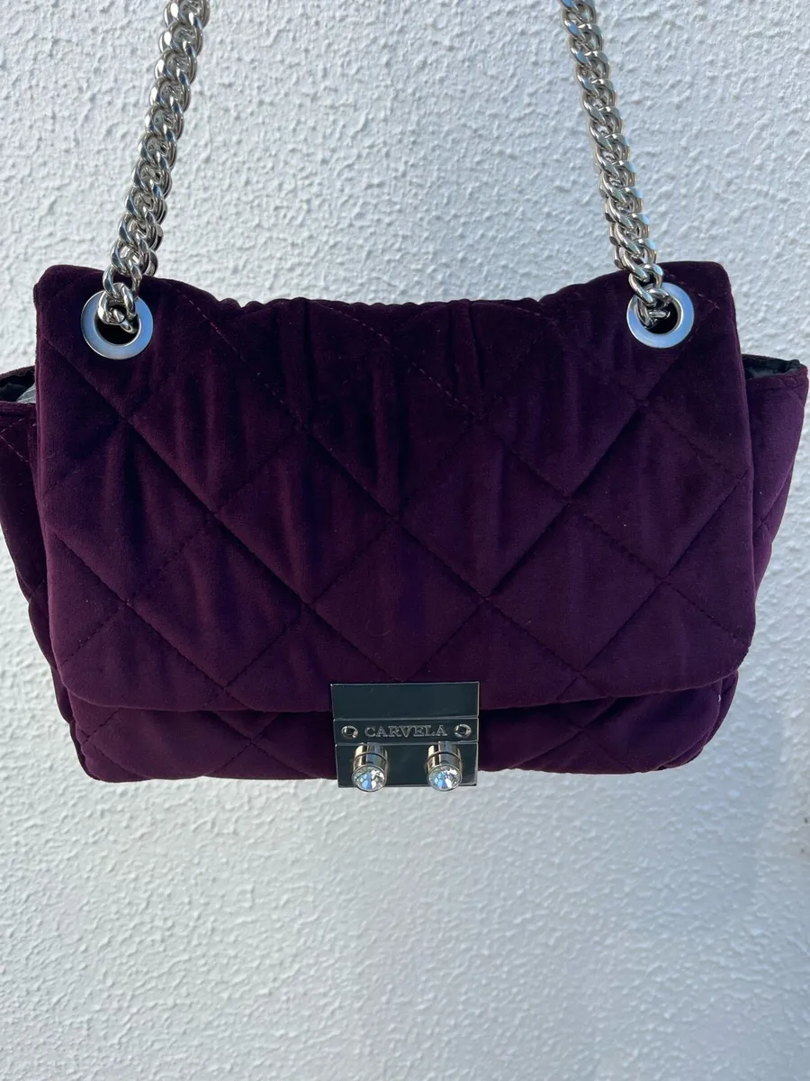 Carvela Velvet Handbag - Image 1