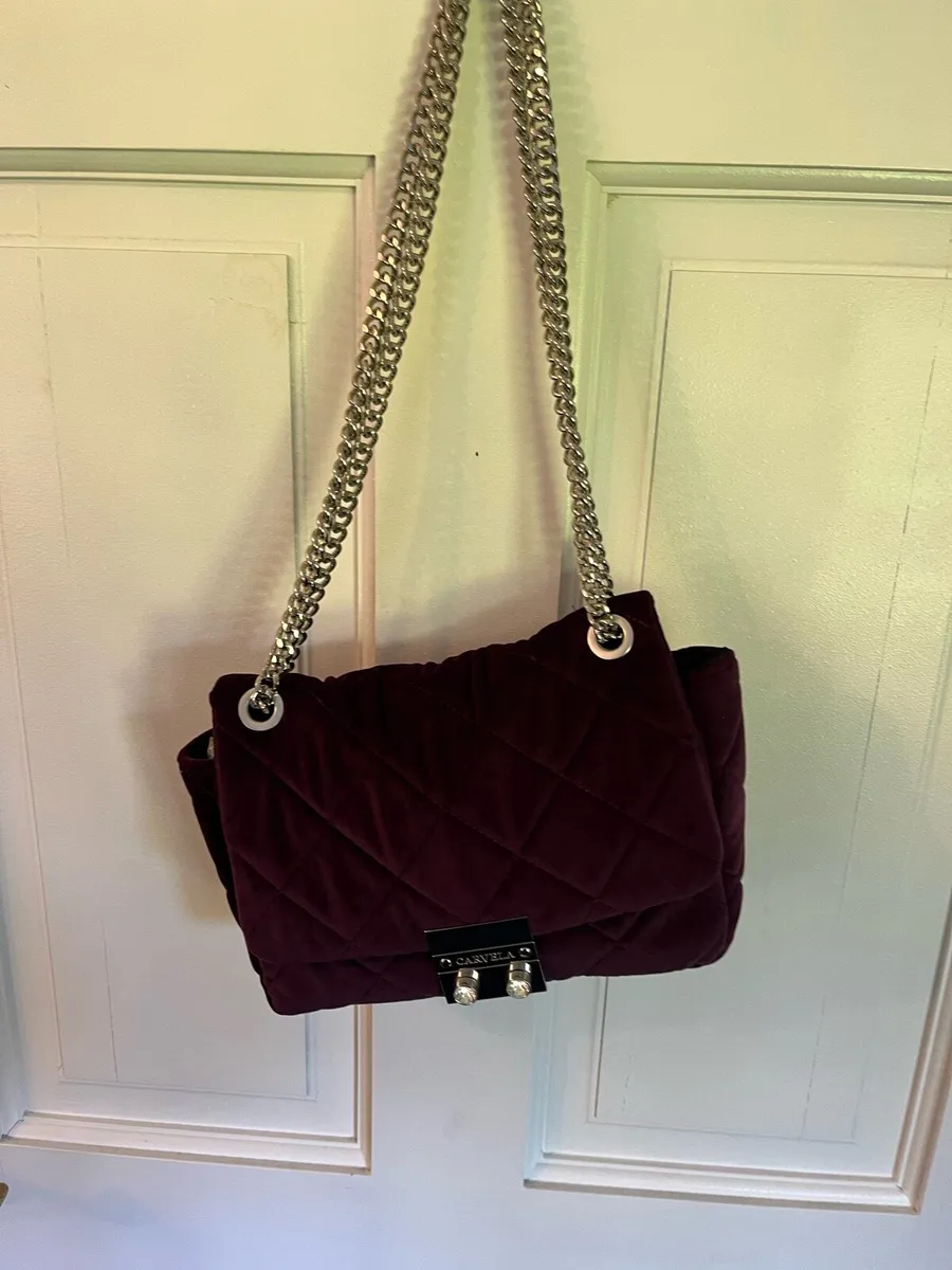 Carvela Velvet Handbag - Image 3