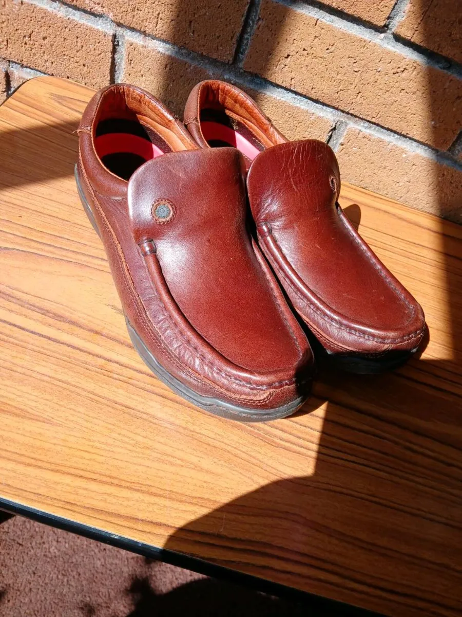 New pape Jeans gents slip on leather shoes size 43 - Image 2