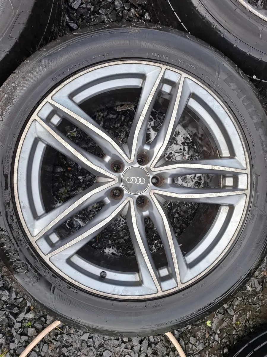 20" Audi Alloys with tyres - Image 1