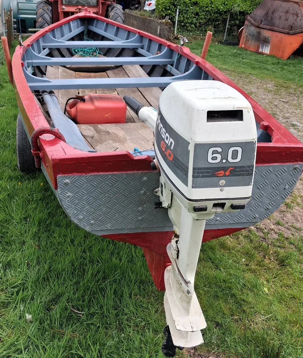 18ft Timber Boat + engine - Image 4
