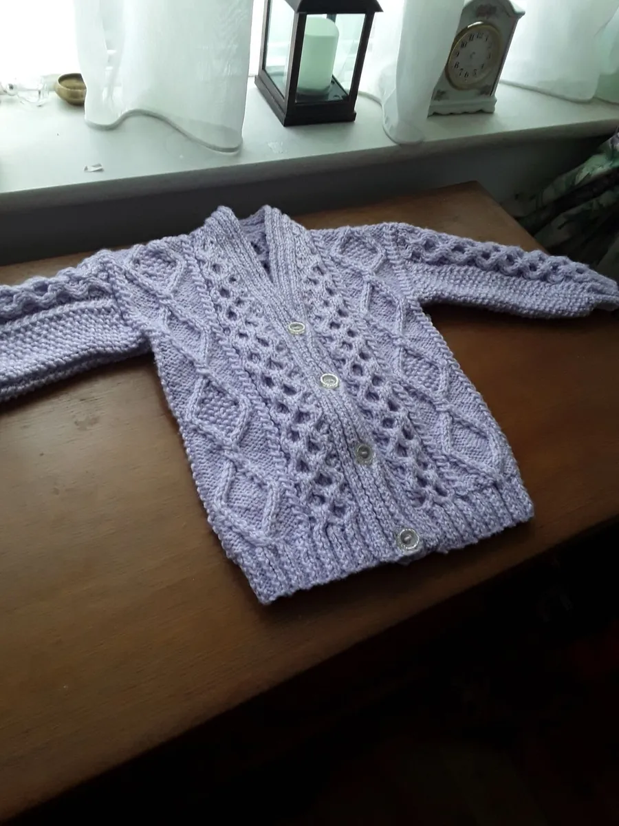 Brand new hand knitted toddler cardigan - Image 1