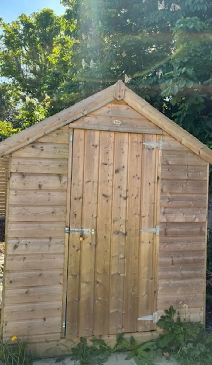 GARDEN SHED 8ft. x 6ft.  €1040 new, asking €450 - Image 1