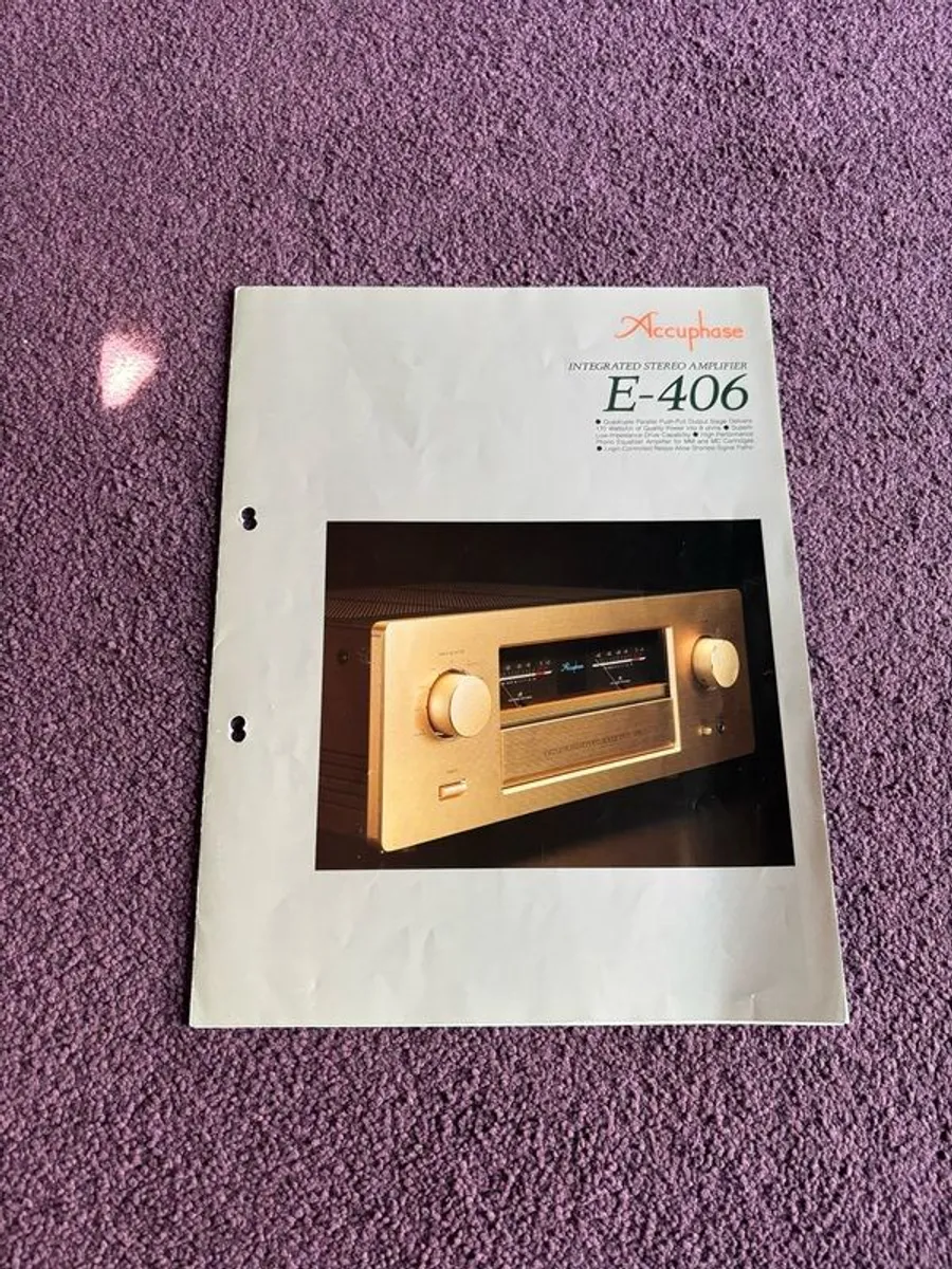 Accuphase E 406 integrated Amplifier - Image 3