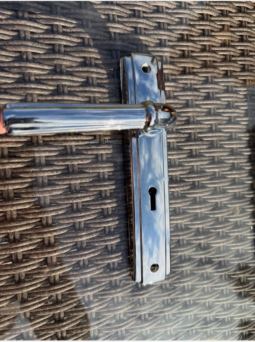 Deco 50s door handles (3x pairs) - Image 1