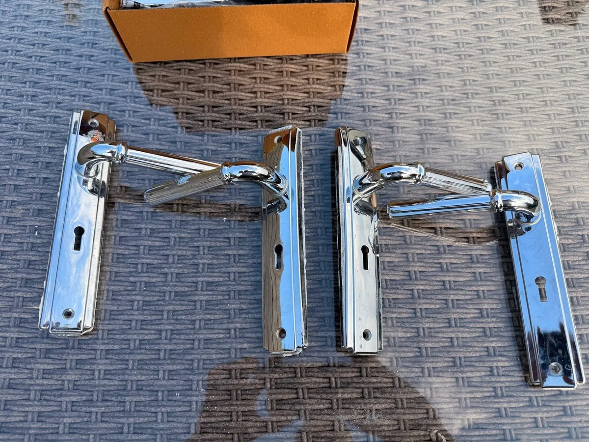 Deco 50s door handles (3x pairs) - Image 2