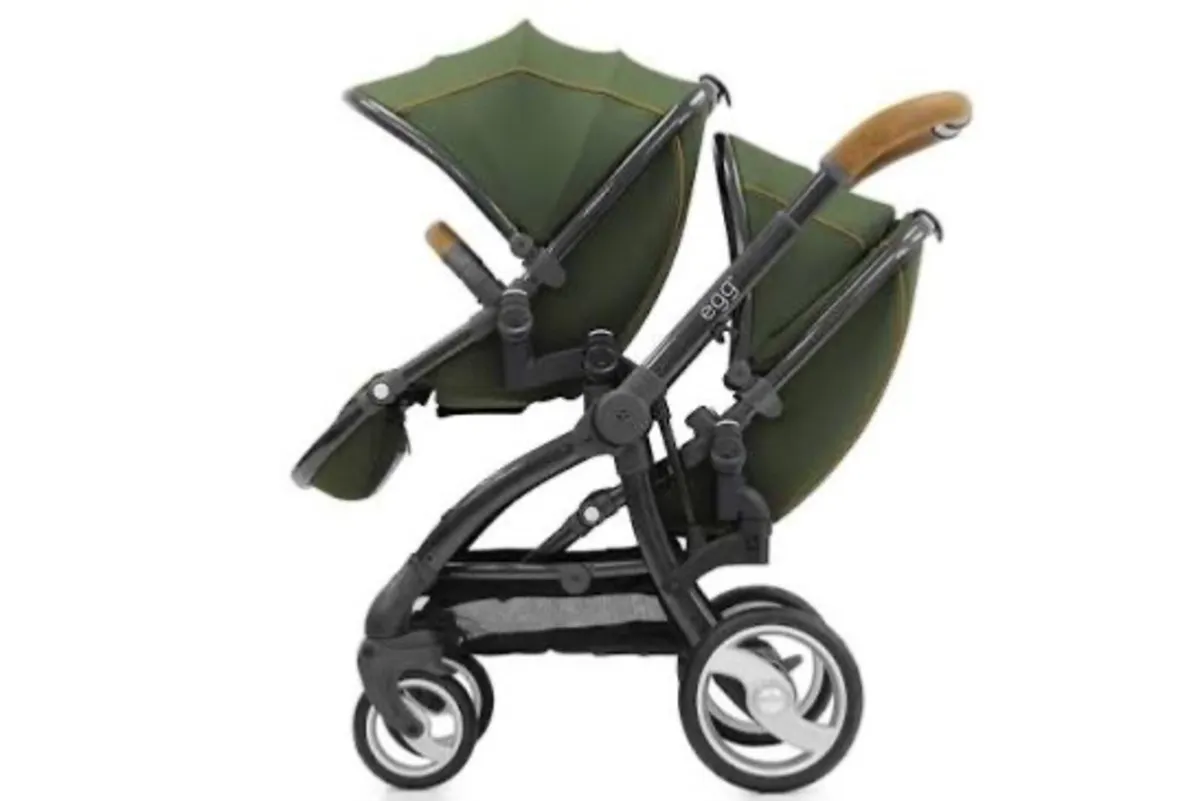 Tandem double green egg(2) pram - Image 4