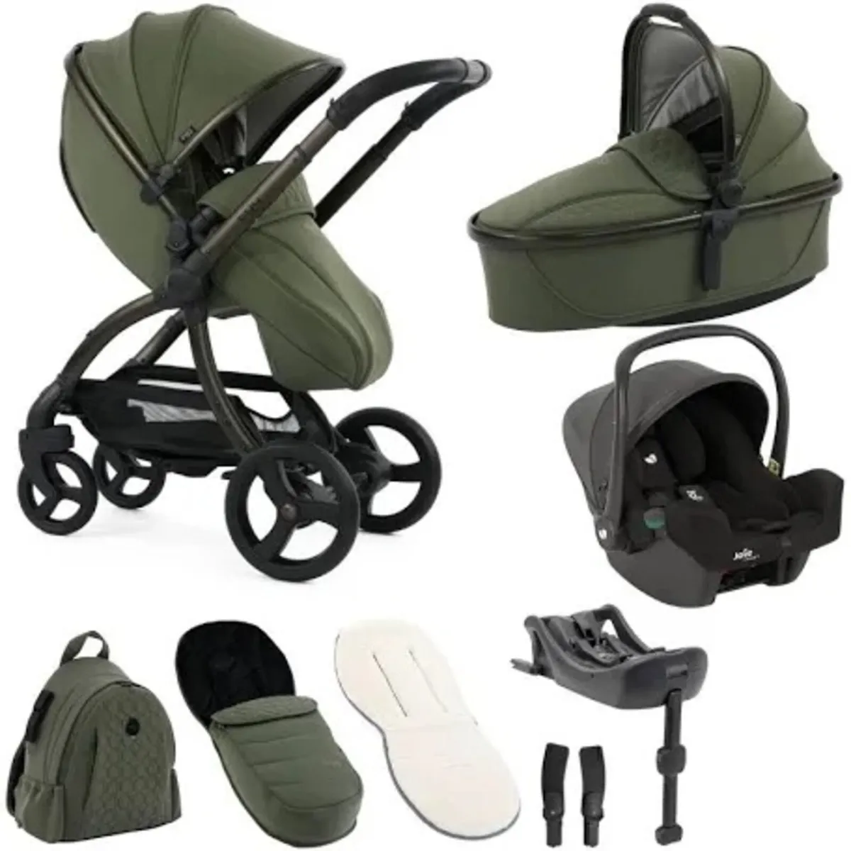 Tandem double green egg(2) pram - Image 3