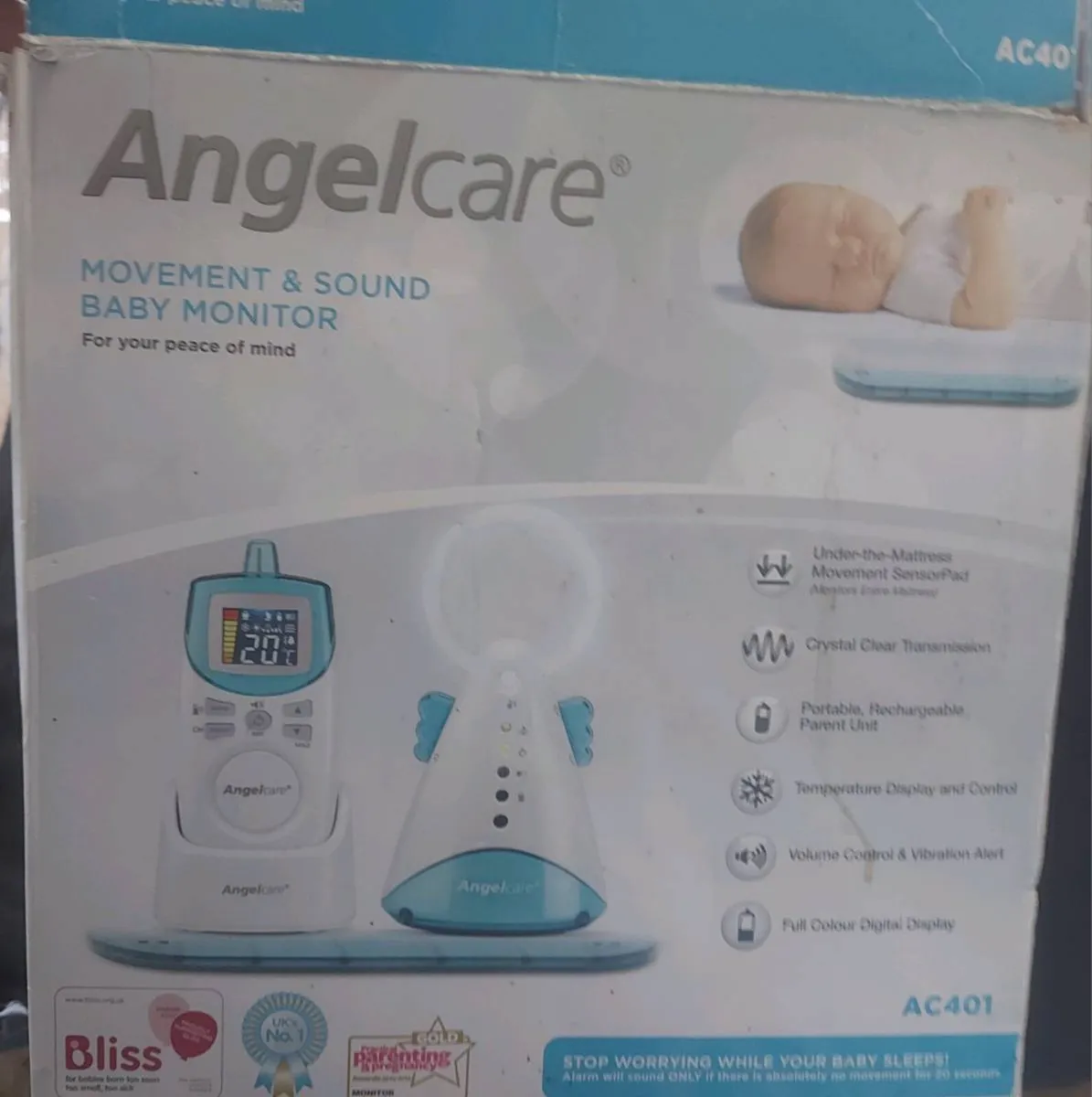Angelcare movement and sound baby monitor - Image 1