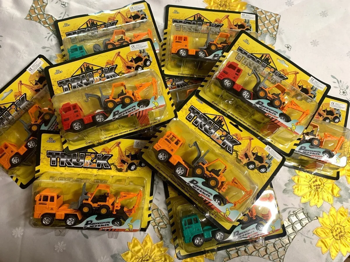 Toy truck and digger set