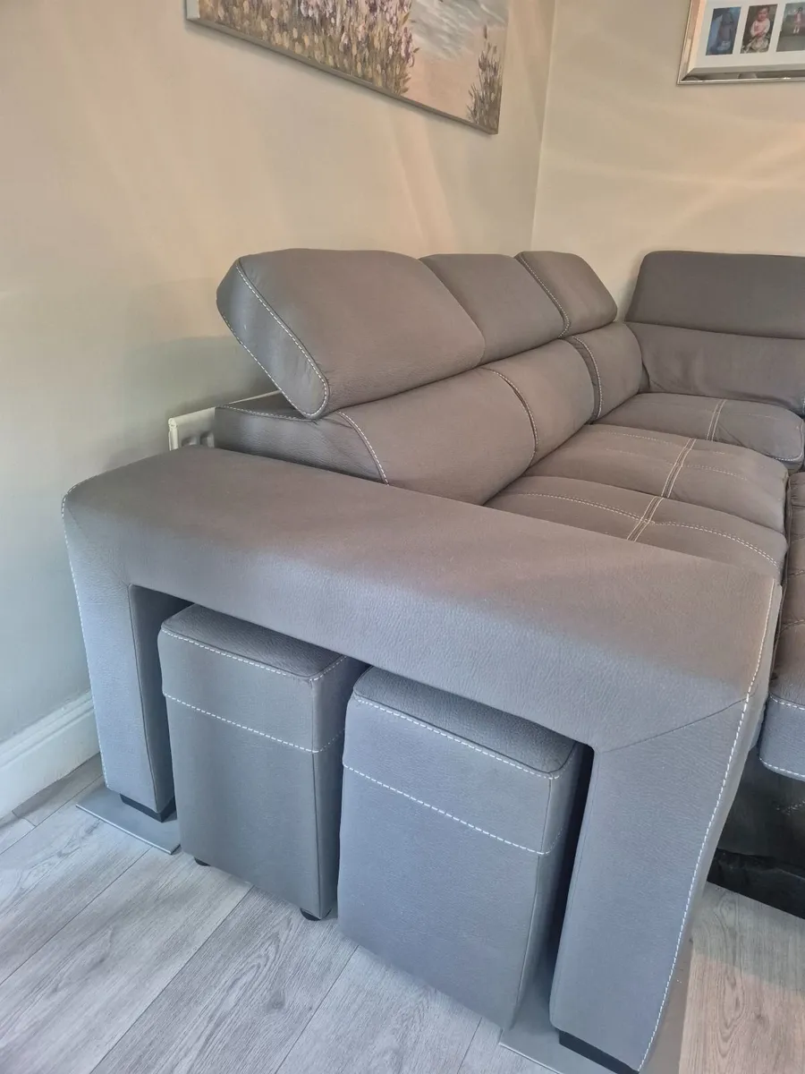 Grey Corner Couch bed - Image 2