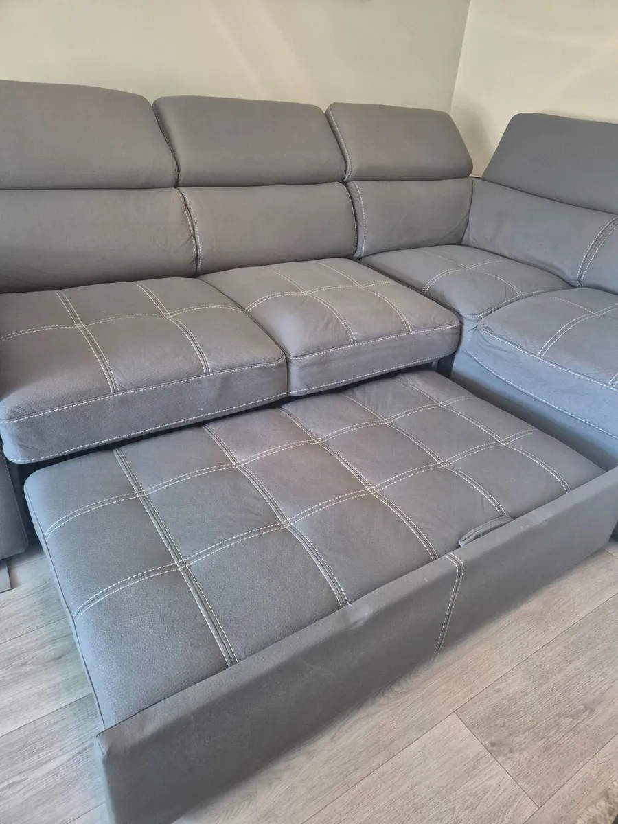Grey Corner Couch bed - Image 3