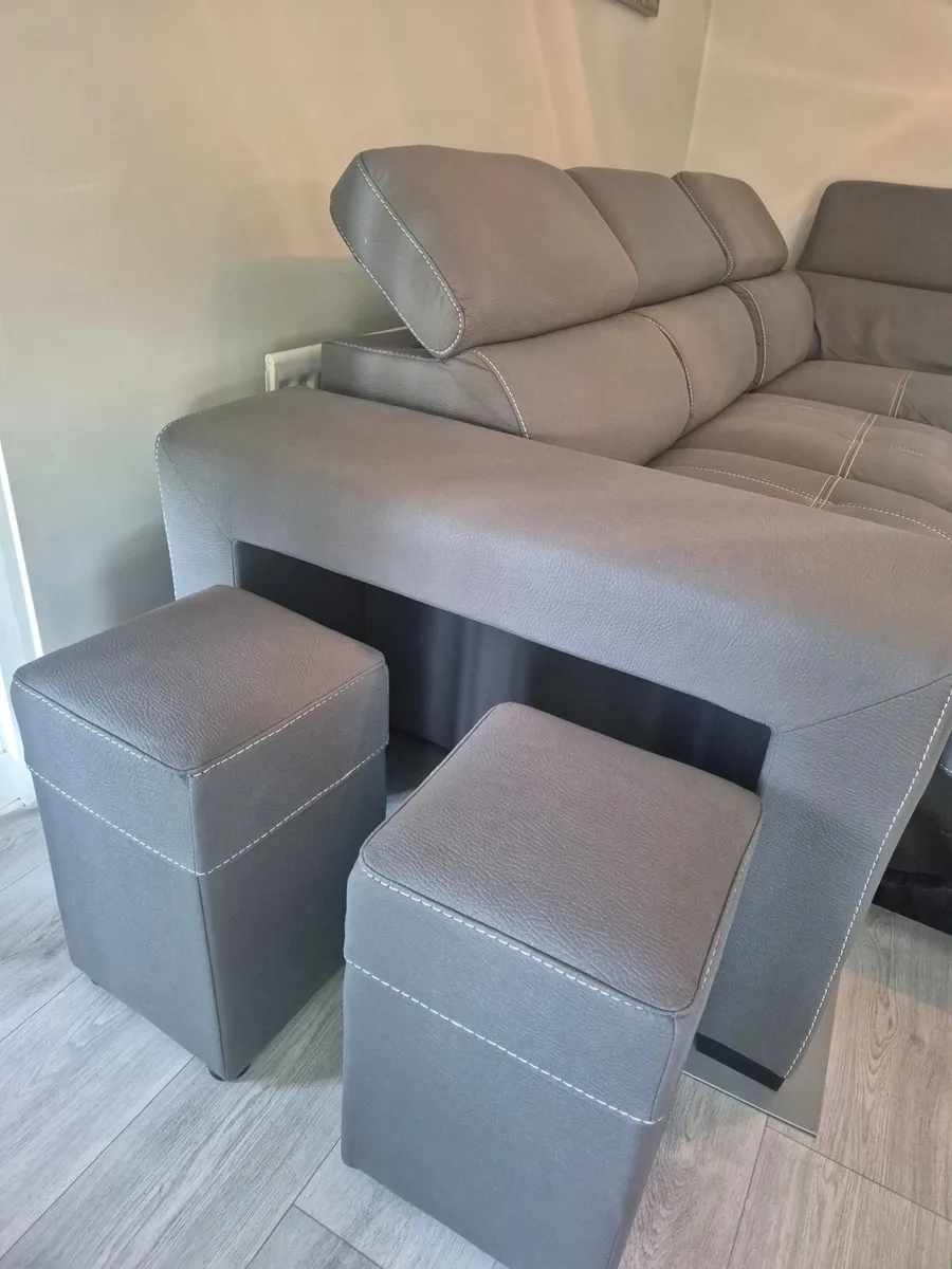 Grey Corner Couch bed - Image 4