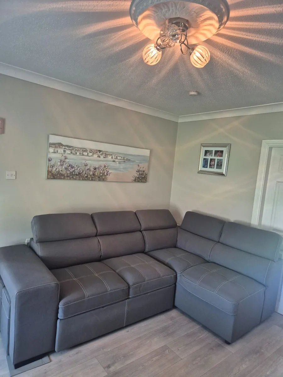 Grey Corner Couch bed - Image 1