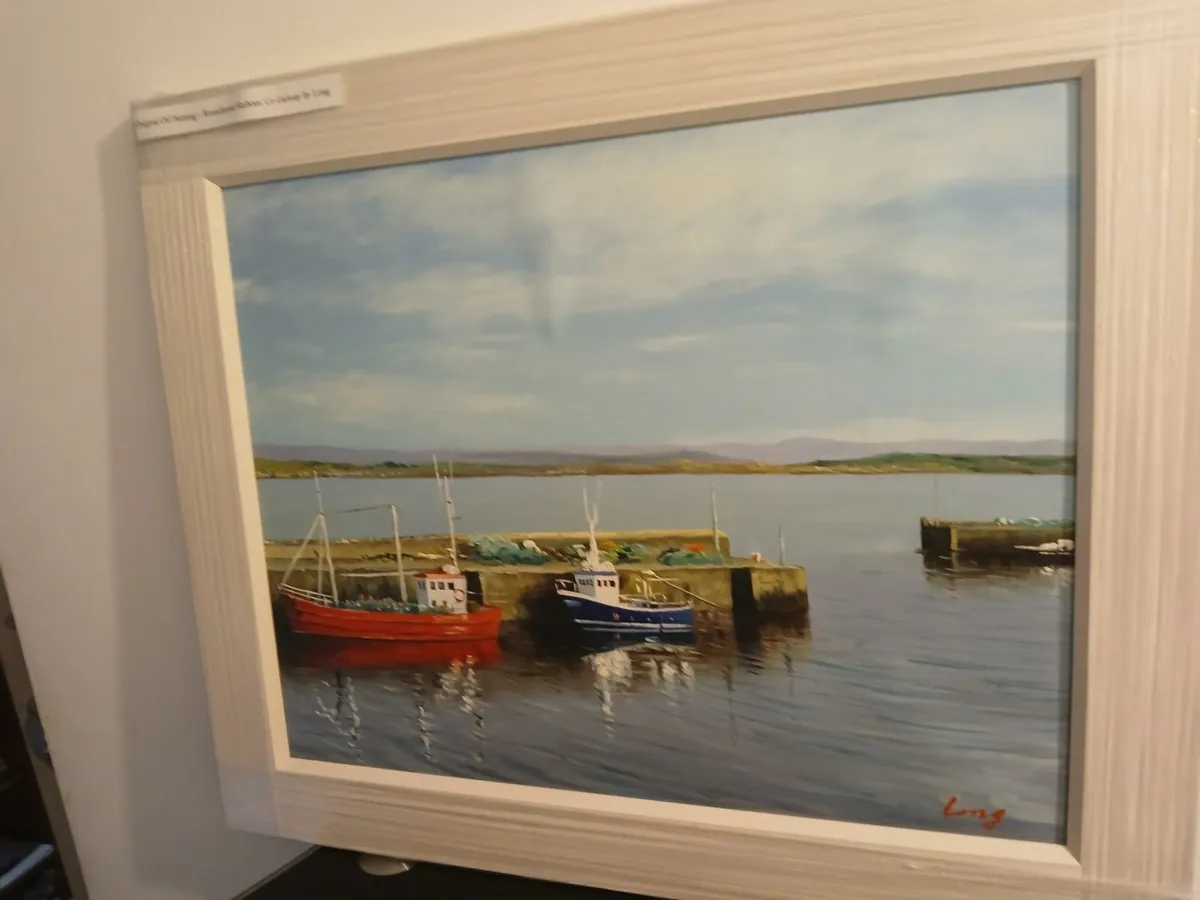 Original oil painting 🖼 framed connamara - Image 2
