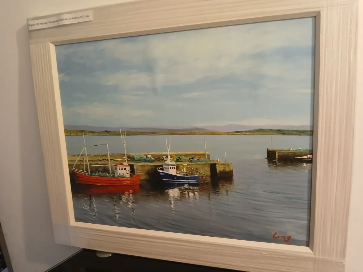 Original oil painting 🖼 framed connamara - Image 1