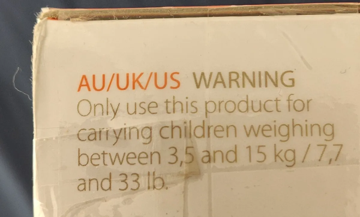 Baby carrier 3 in 1 - Image 1