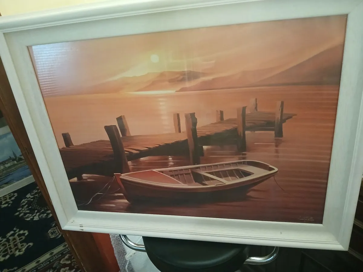 Original oil painting framed connamara cogalway - Image 3