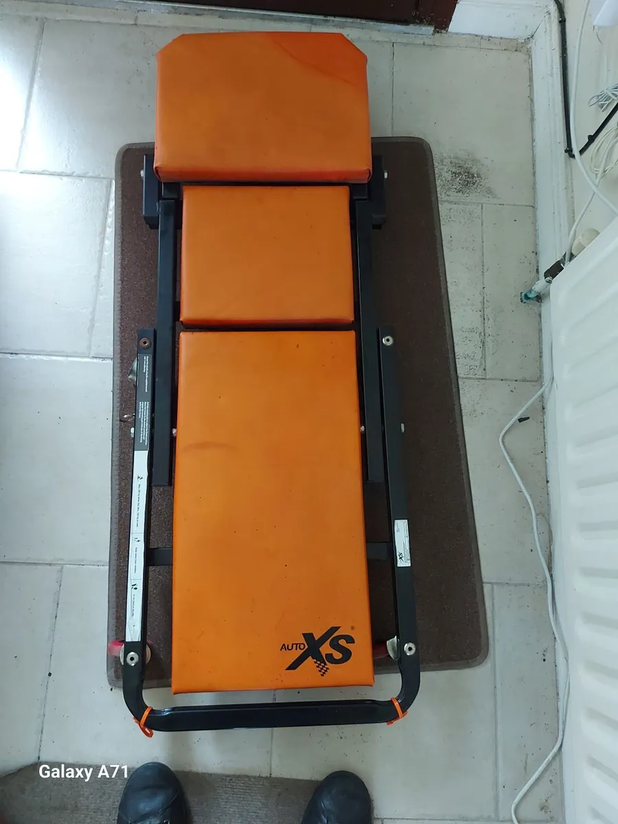 AUTO XS Mechanics Creeper Bed, on wheels, in excel - Image 1
