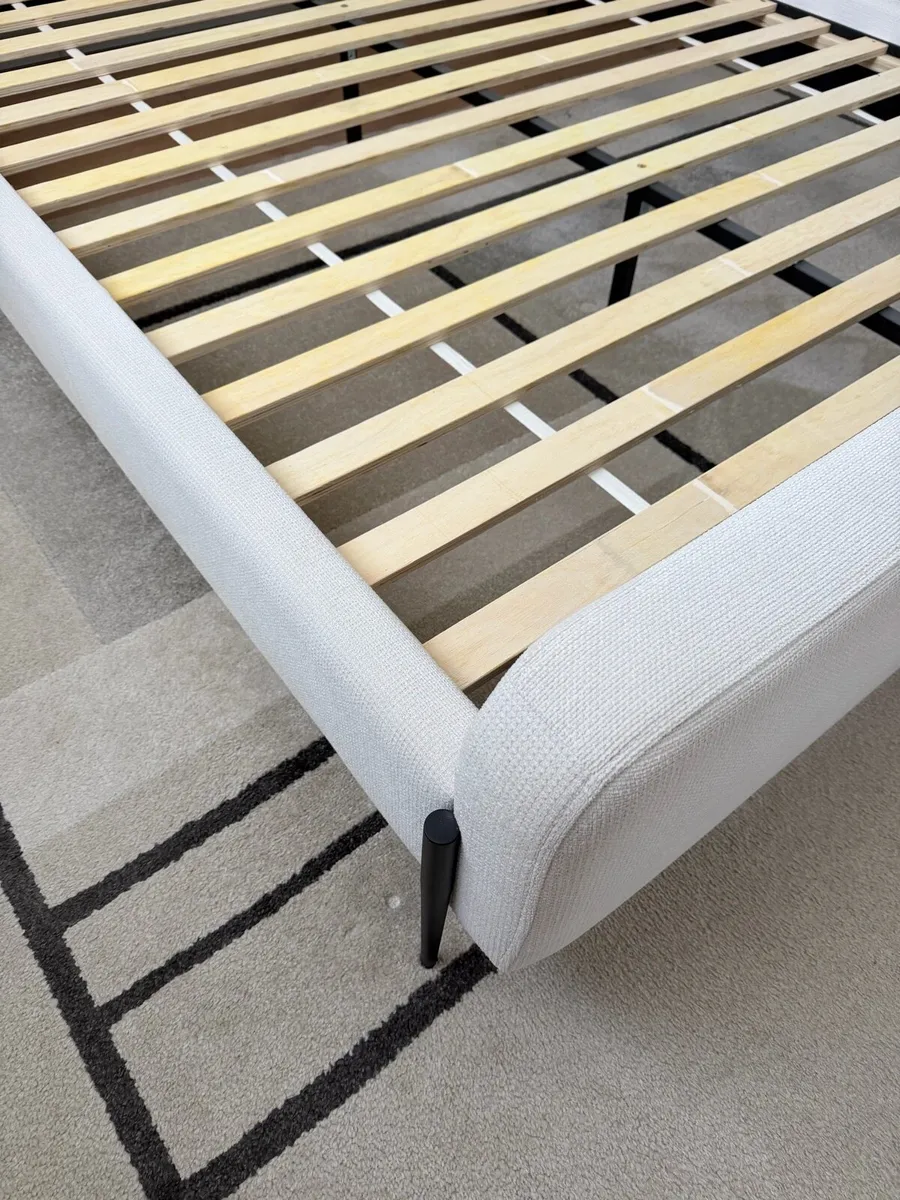 King Size Bed Frame + 2 Matching Bedside Tables - Image 4