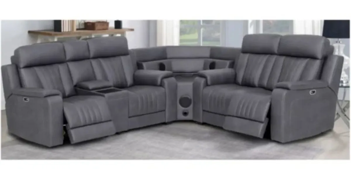 Angelo Sectional Slate / Built in Speakers - Image 2