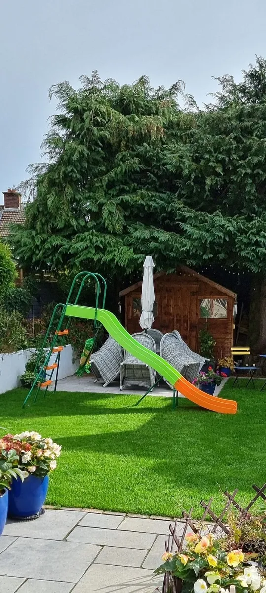 Kids garden slide