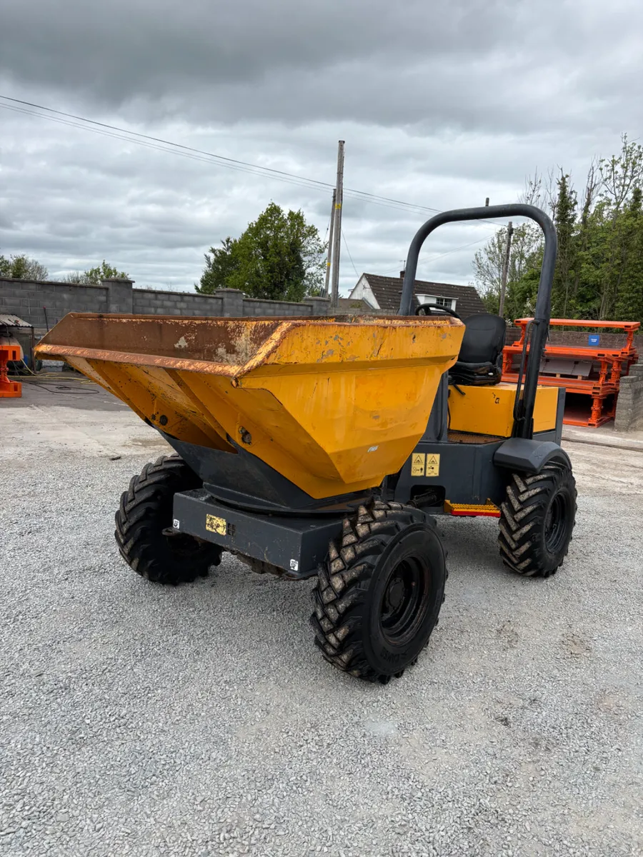 2015 TEREX 3 Ton swivel skip dumper low hours - Image 3