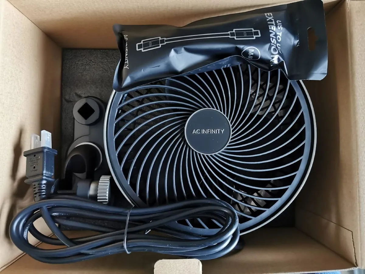 AC Infinity S6 Gen 2 Clip Fans x2Circulation Fans - Image 1