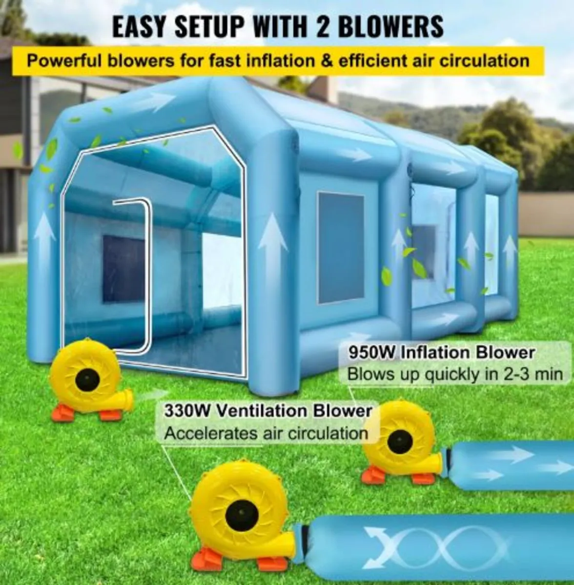 Inflatable Tent 792.5 x 457.2 x 304.8 cm - Image 3