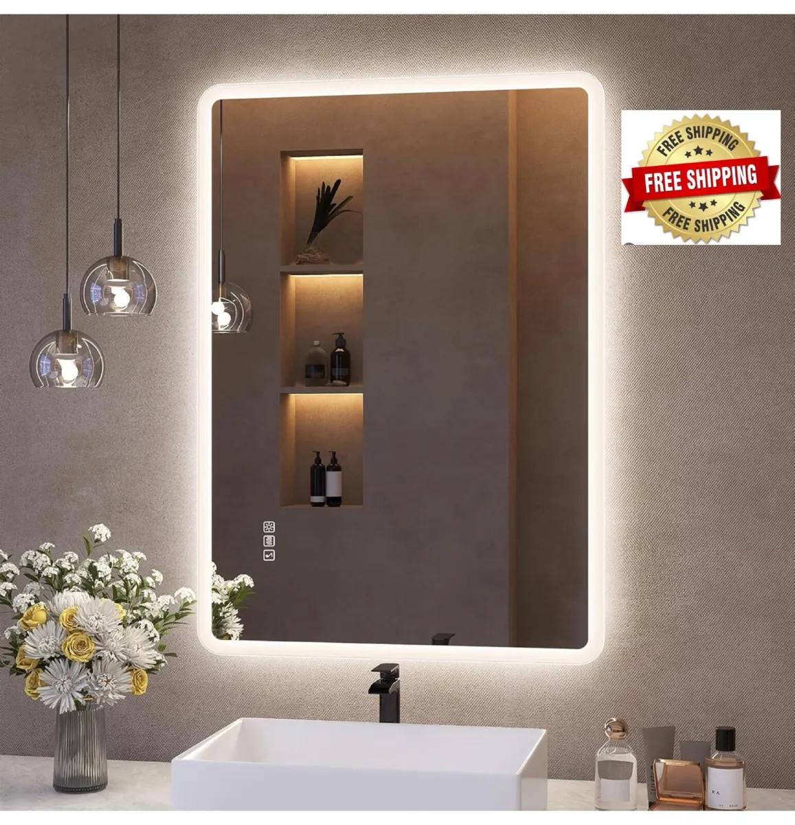 Bluetooth Bathroom-Mirror-with-LED-Lights 500x700 - Image 1